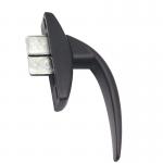 Inward opener zinc alloy multi point fork handle for aluminum door and window for sale
