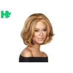 Synthetic 12 Inch Deep Blond American High Tmperature Synthetic Hair Wig for sale