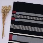 Customization Stiff Good Version Lenjing Modal ​Striped Material Fabric For Polo Shirt