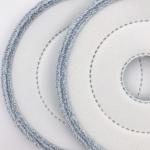 23cm Round Microfiber Wet Mop Head For Steam Broom
