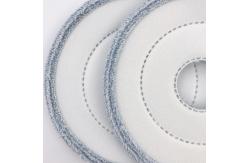 China 23cm Round Microfiber Wet Mop Head For Steam Broom supplier