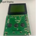 128X64dots STN Yellowgreen Graphic LCD Display Monochrome COB LCD Module