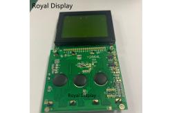 China 128X64dots STN Yellowgreen Graphic LCD Display Monochrome COB LCD Module supplier