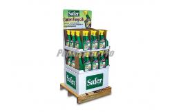 China Folding Cardboard Quarter Pallet Display Stands Recyclable With 2 Trays supplier