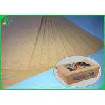 70 * 100cm 200gsm - 400gsm FSC SGS Brown Kraft Board For Making Boxes for sale