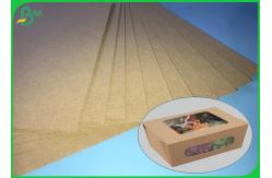 China 70 * 100cm 200gsm - 400gsm FSC SGS Brown Kraft Board For Making Boxes supplier
