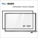 YCLTOUCH  32 inch infrared multi touch screen frame with 20 touch points for sale