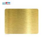 5mm PVC Brushed Aluminum Composite Panel Sheet AA3003 Nacreous for sale