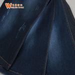 77% C 21% P 2% S 9oz Black Blue Jeans Blend Cotton Polyester Denim Fabric for sale