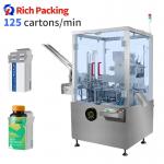 RQ-120L Automatic Tablet Bottle Tube Cartoner Blister Cartoning Box Packing Machine for sale