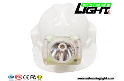 China 15000lux ATEX M1 Led Mining Cap Lamp 6800mAh Li Ion Battery supplier