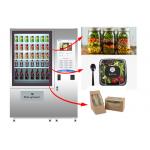 Stand Fresh Salad Vending Machine With Lift System And Remote Advertising System for sale