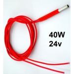 Electronic 24V 40W Cartridge Wire Heater heat resistant for 3D Printer for sale