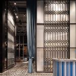 Art Room Decorative Metal Panels Hand Polishing Wrought Iron Partition Divider for sale
