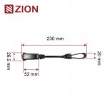 ZCPAC-01 FTTH Nylon Flat Cable Drop Clamp | Durable Fiber Optic Cable Clamp for Indoor and Outdoor Use for sale