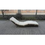 Luxury Rattan Sun Lounger For Living Room / Hotel / Restaurant for sale