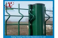 China Red / Green Pvc Coated Wire Mesh Fencing / Wire Garden Fence supplier
