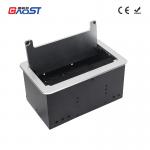 Desktop Embedded Conference Electrical Socket Brushed Alloy RJ45 LAN HDMI Interface for sale