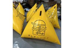 China Floating Swimming Race Marker Inflatable Water Buoy For Triathlon supplier
