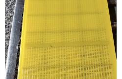 China Drum Scrubber Mill Polyurethane Rubber Trommel Screen Panels PU Urethane Trommel Screens supplier