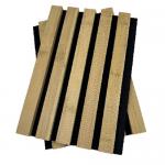 21mm Natrual Wood Veneer Wooden Grille Acoustic Wall Panel Solid Wood MDF for sale
