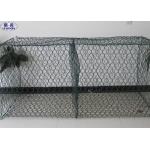 Woven Gabion Wall Cages / Stone Basket Retaining Walls River Bank Protection for sale