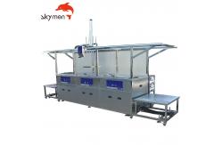 China Horizontal Movement Ultrasonic Cleaner Baths SUS304L Degreasing 120 Liter supplier