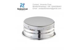 China Aluminum Screw Caps Aluminum Thread Ribbed Screw Top Lids For Bottles Jars supplier