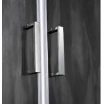 Stylish Shower Door With Chromed Profile For Modern Bathrooms