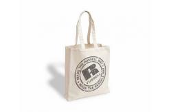China Embroidered Recycled Canvas Bags Totes Logo Printed Customizable supplier