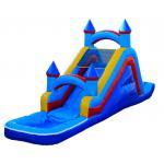 Pop commercial use inflatable pool slide for sale