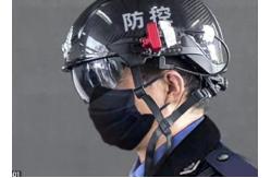 China Non - Contact Smart Temperature Measuring Helmet 17μM Pixel Pitch supplier