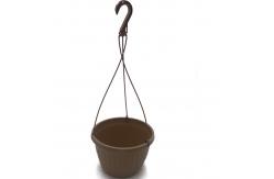 China various customize  plastic hanging hook hanging flower pot on balcony in room supplier