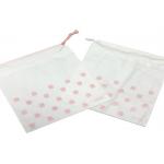 Biodegradable Bag Reusable Drawstring Plastic Bags Small Plastic Packaging Custom Printing Clothes Sleeve Packaging Bag for sale