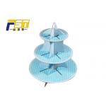 Sturdy Structure Cupcake Tier Stand Cardboard Saving Labor Power For Baby Shower for sale