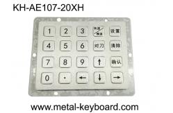 China 20 Keys 4x5 Layout Matrix SS Keypad 107x86mm For Gas Station supplier