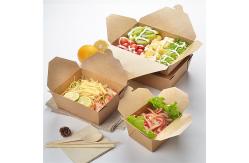 China OEM Disposable Box Packaging For Food Custom Print Box Biodegradable supplier