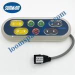 Weaving Picanol Loom Spare Parts Push Button Control Box With Led for sale