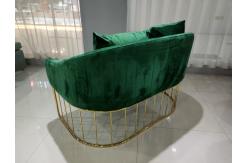 China 120cm Rod Iron Sofa Set supplier