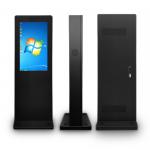 Capacitive Touching 1500 Nits 32 Totem Digital Signage , Digital Totem Display