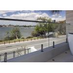 Heat Resistant Security 10mm Toughened Glass Panels For Building Facade for sale
