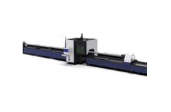 China Three chuck heavy duty tube laser cutting machine 3000w - 6000w cut holes supplier