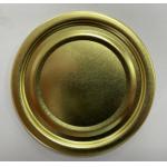 Round Shape Tinplate Can Lid Alu White Color Tin Can Bottom 202D 52mm Diameter for sale