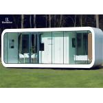 Galvanized Square Tube Frames Space Capsule House for Modern Office Design and Multi-Purpose Apple Cabins for sale