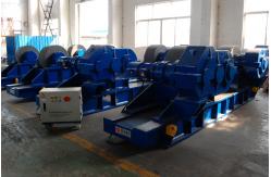 China 400ton Bolt Conventional Welding Rotator Adjustable With Steel Wheel supplier
