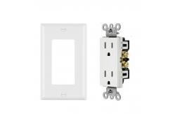 China Residential And Commercial Wall Mounted Socket 15A 125V For Easy Secure Connection supplier
