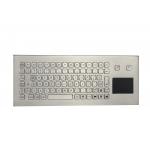 IP68 Rugged Industrial Metal Keyboard With Scroll Function Sealed Touchpad for sale