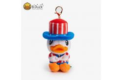 China Cute Duck Cotton Plush Toys Keychain For Collection OEM ODM supplier