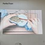 ALR Fixed Frame Projector Screen 100 Inch UST Fresnel Screen Daytime