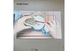 China ALR Fixed Frame Projector Screen 100 Inch UST Fresnel Screen Daytime supplier